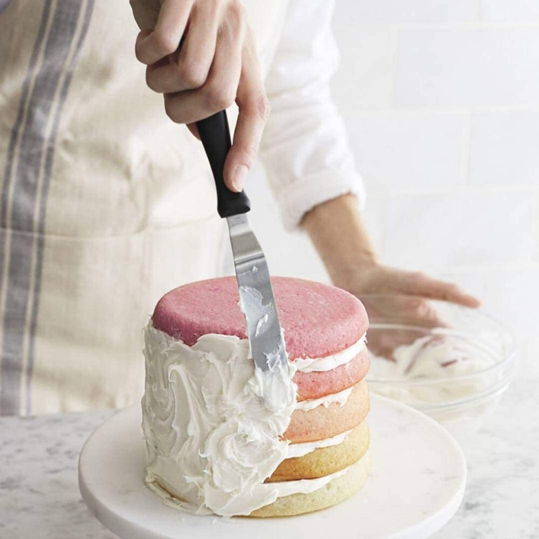 Cake Decorating Set Frosting Icing Piping Bag Tips with 5 Steel Nozzles Reusable