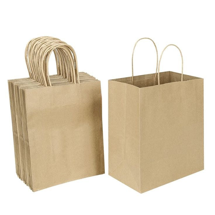 Twisted Handle Paper Bag | Brown Paper Bag | Kraft Paper Bag