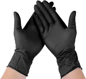 Nitrile Black Hand Gloves