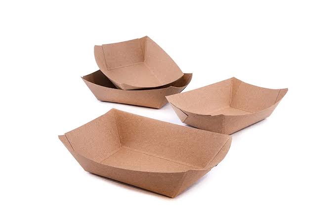 Brown Kraft Paper Food Tray