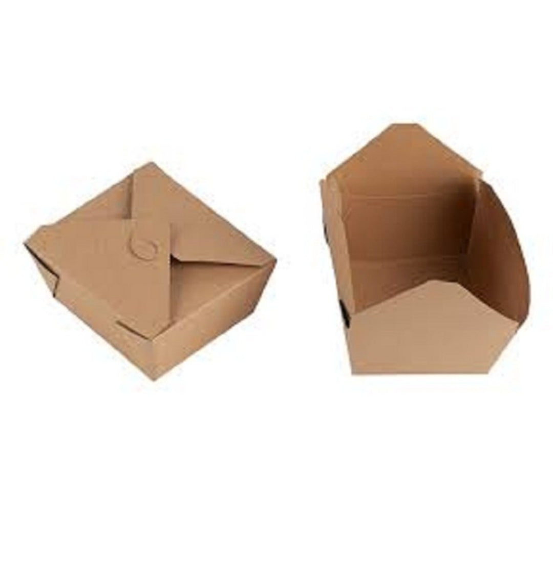 Kraft Paper Food Box 4 Fold