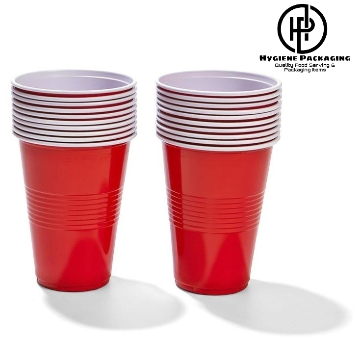 Blue Party Cups, Disposable Cups, Drinks Cups for Cocktails and Beer, 9oz BPA Free, Plastic Soda Cups, Plastic Cups