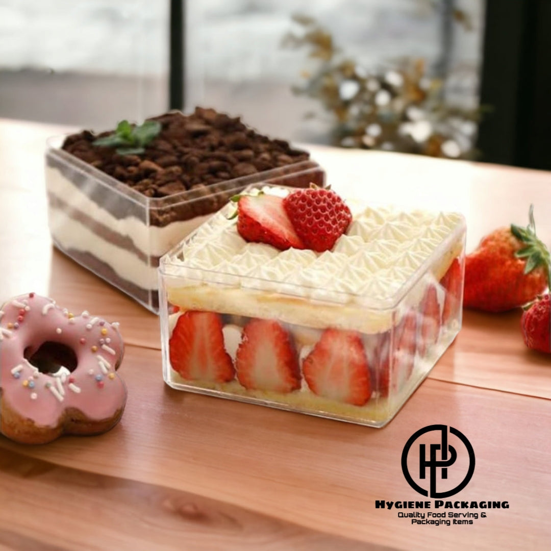 Square Acrylic Dessert Tub