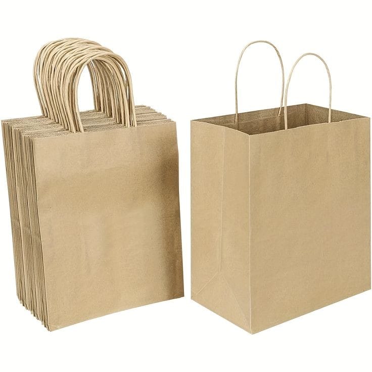 Twisted Handle Paper Bag | Brown Paper Bag | Kraft Paper Bag