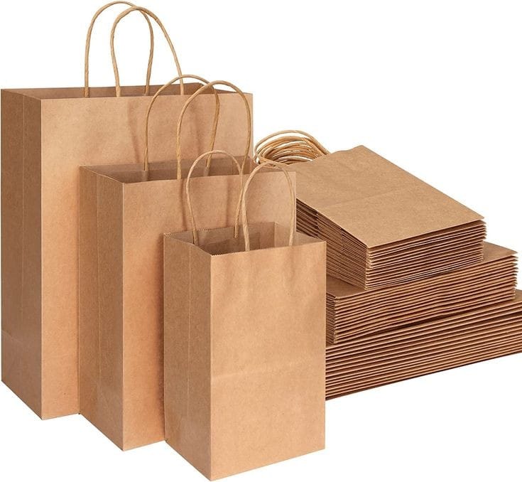 Twisted Handle Paper Bag | Brown Paper Bag | Kraft Paper Bag