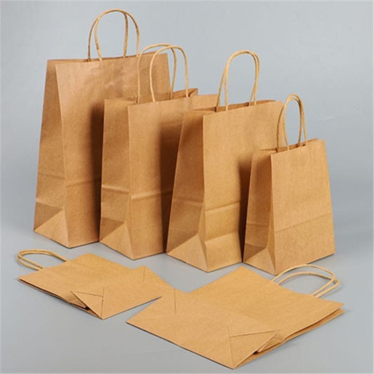 Twisted Handle Paper Bag | Brown Paper Bag | Kraft Paper Bag