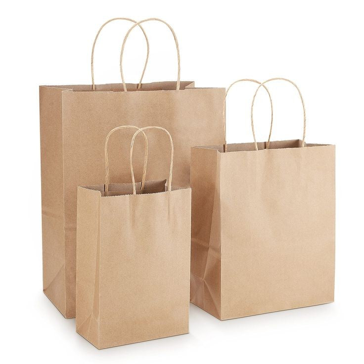 Twisted Handle Paper Bag | Brown Paper Bag | Kraft Paper Bag