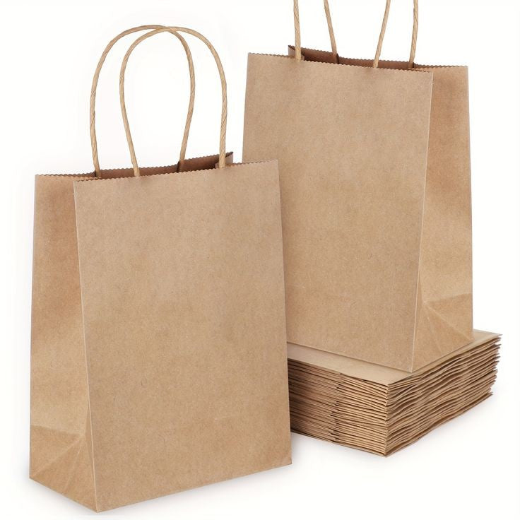 Twisted Handle Paper Bag | Brown Paper Bag | Kraft Paper Bag